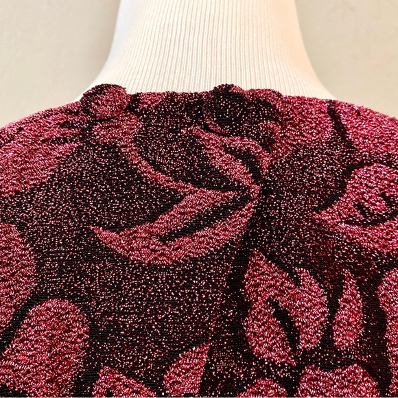 NWT FOR LOVE & LEMONS Shailee Mini Dress In Mulberry, S - Picture 9 of 15